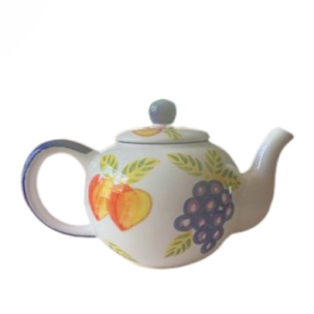 Vintage Heritage Mint Artists Touch Orchard Jubilee Teapot